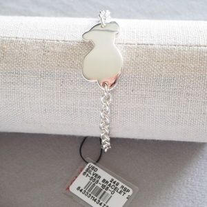 Tous silver bear bracelet